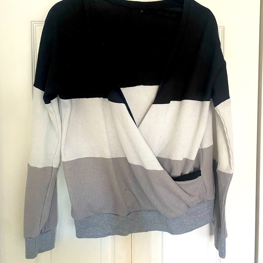 Cross Front Sweater